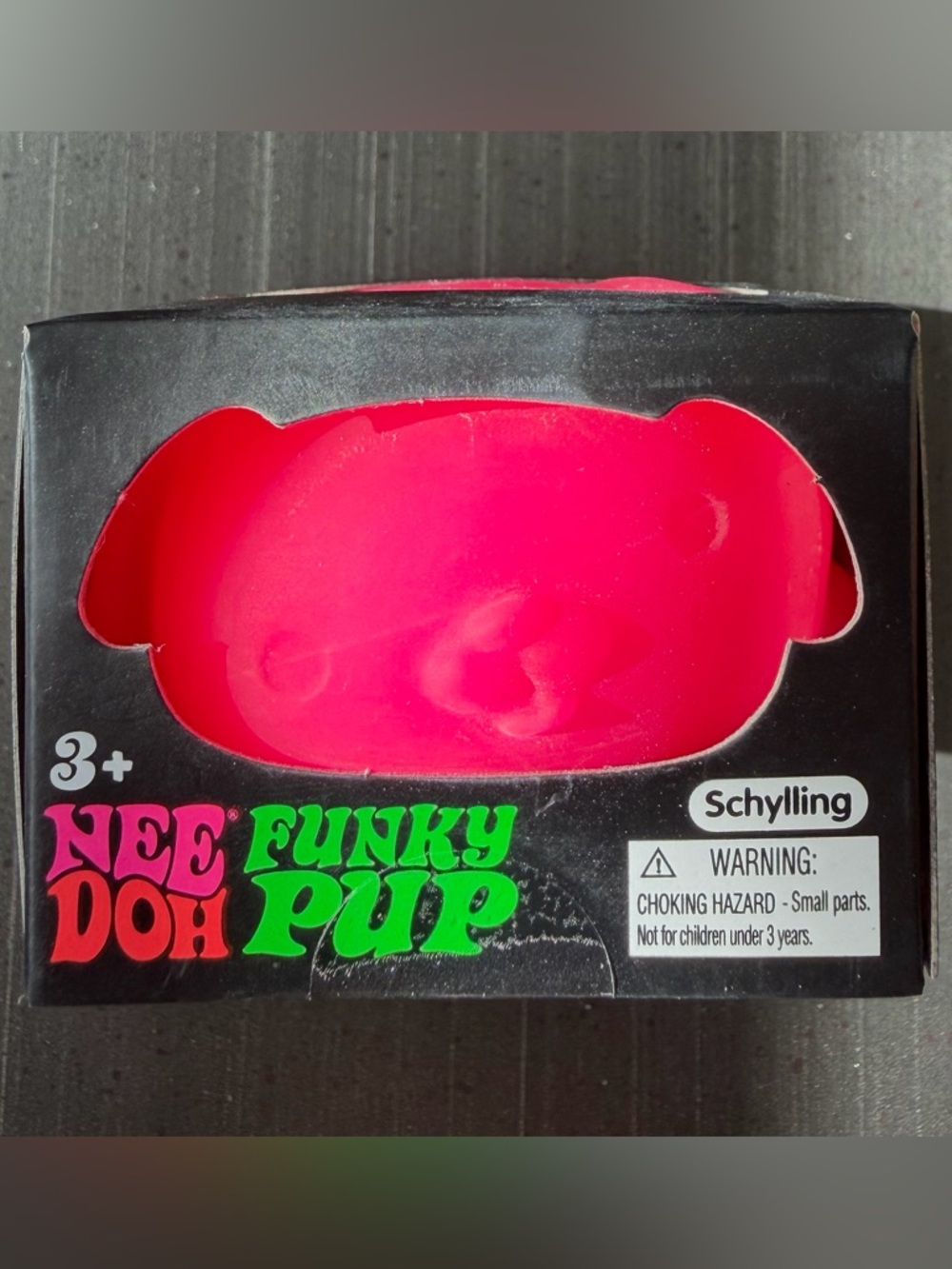 Schylling NeeDoh Funky Pup Stress Toy - Hot Pink